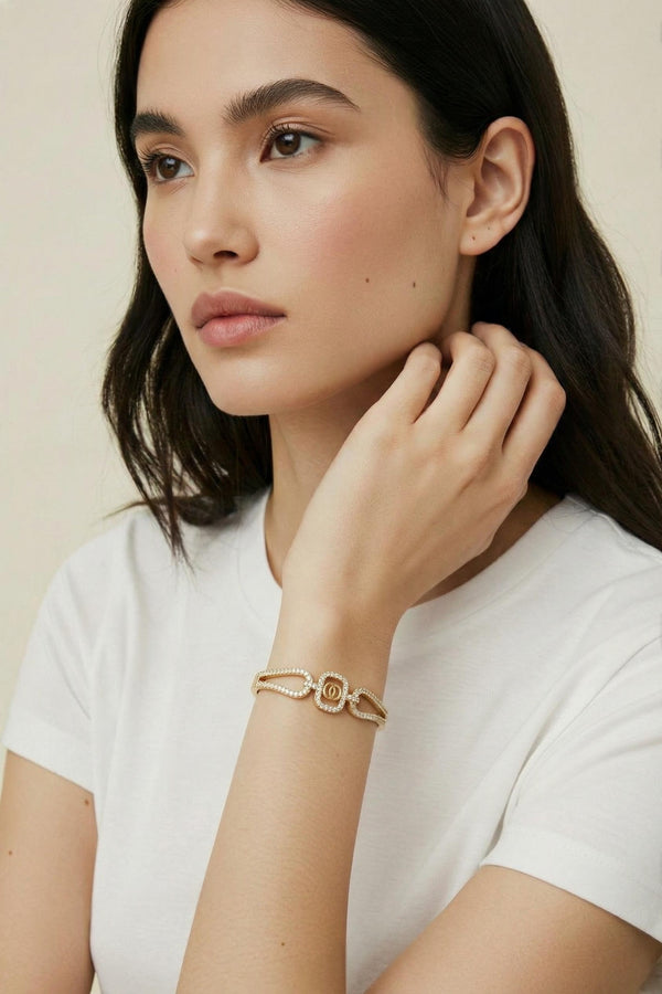 Timeless Spark Anti-Tarnish Gold Bracelet